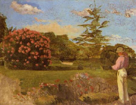 Frederic Bazille Little Gardener oil painting picture